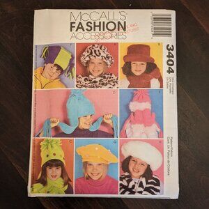 McCall's Kids Hat Pattern (new)